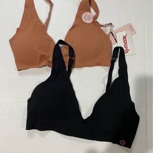 Danskin Black and Brown Bras Set